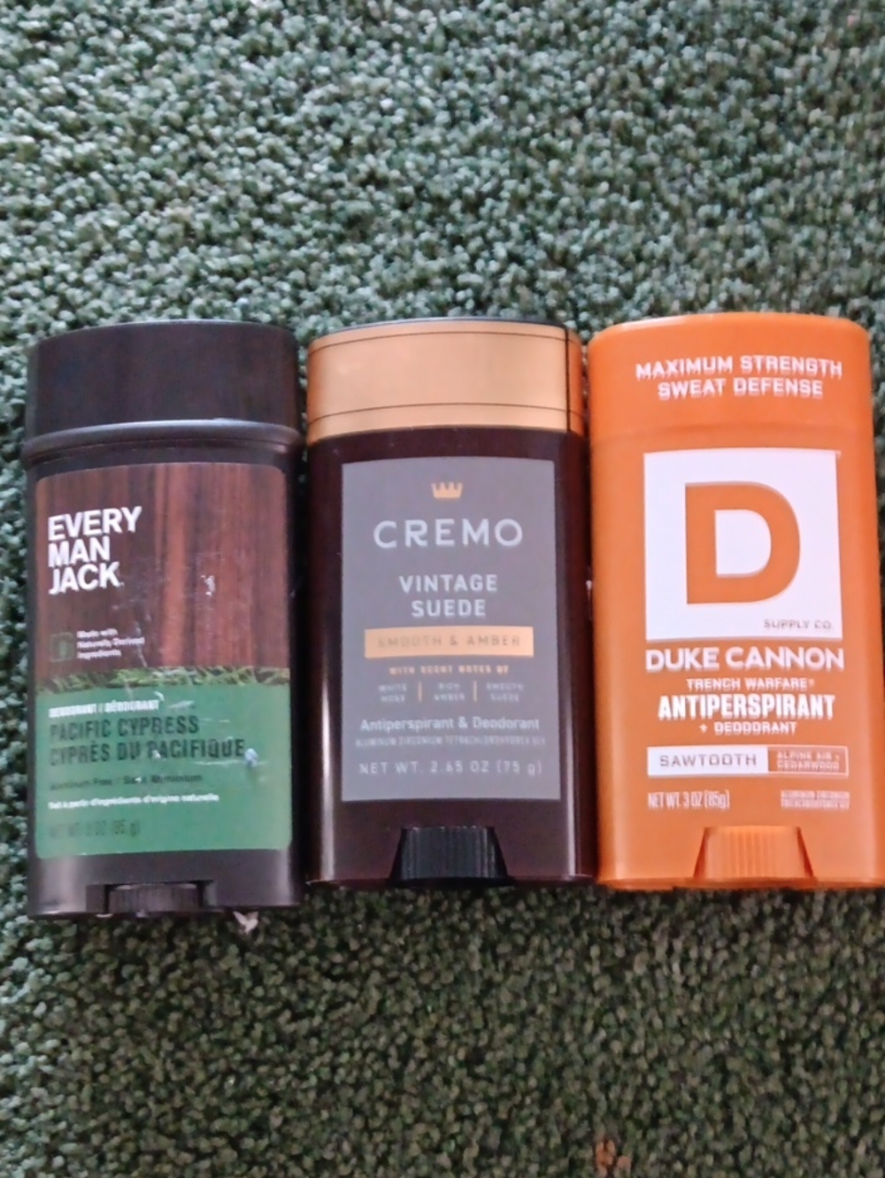 Mens Deotorant Variety 3pk .